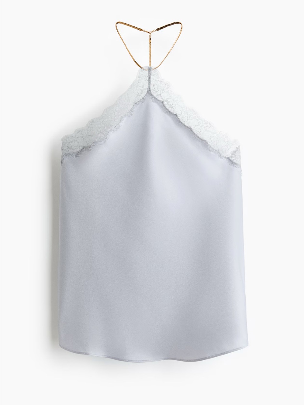 STELLA MCCARTNEY H&M
LACE-TRIMMED HALTERNECK TOP